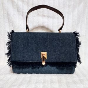 CATO Frayed Denim Handbag